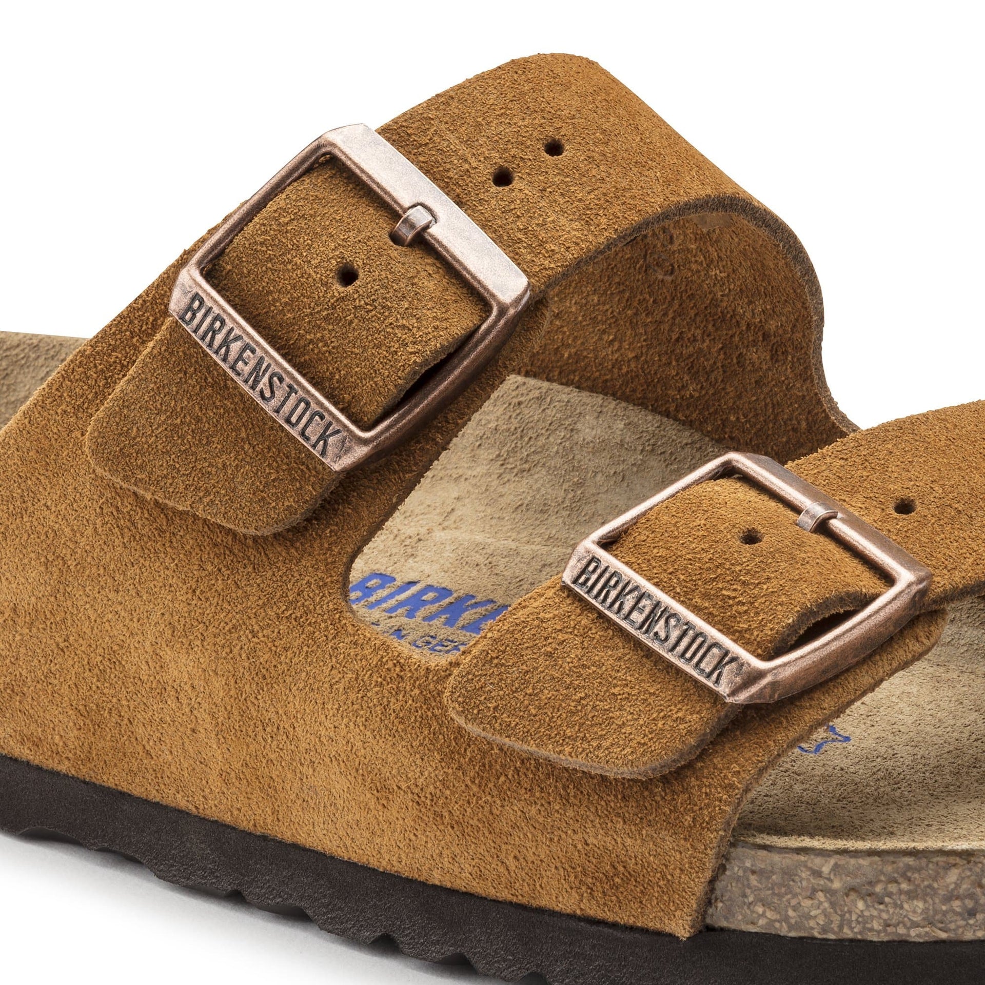 BIRKENSTOCK Rustic Chestnut Classic Fit Arizona Birko Flor Sandals