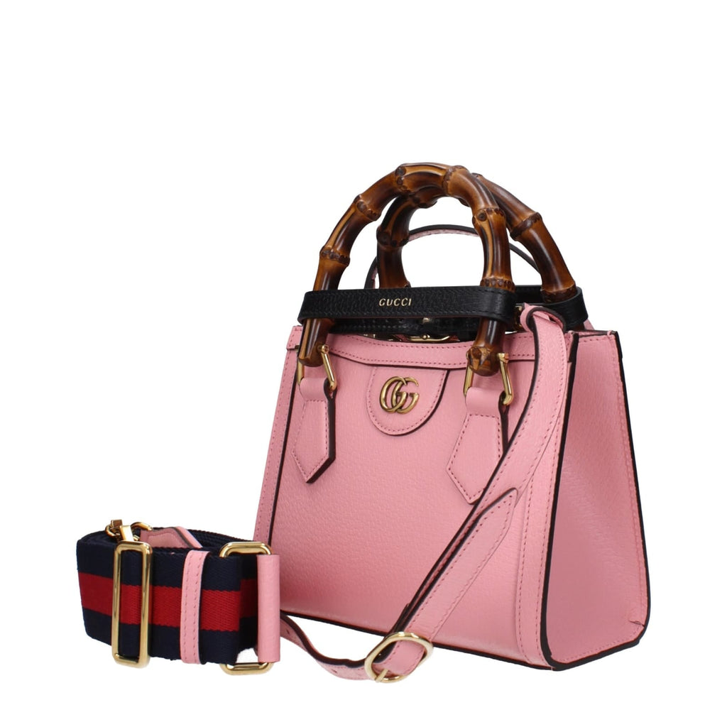 GUCCI Blushing Petal Elegant Mini Leather Handbag