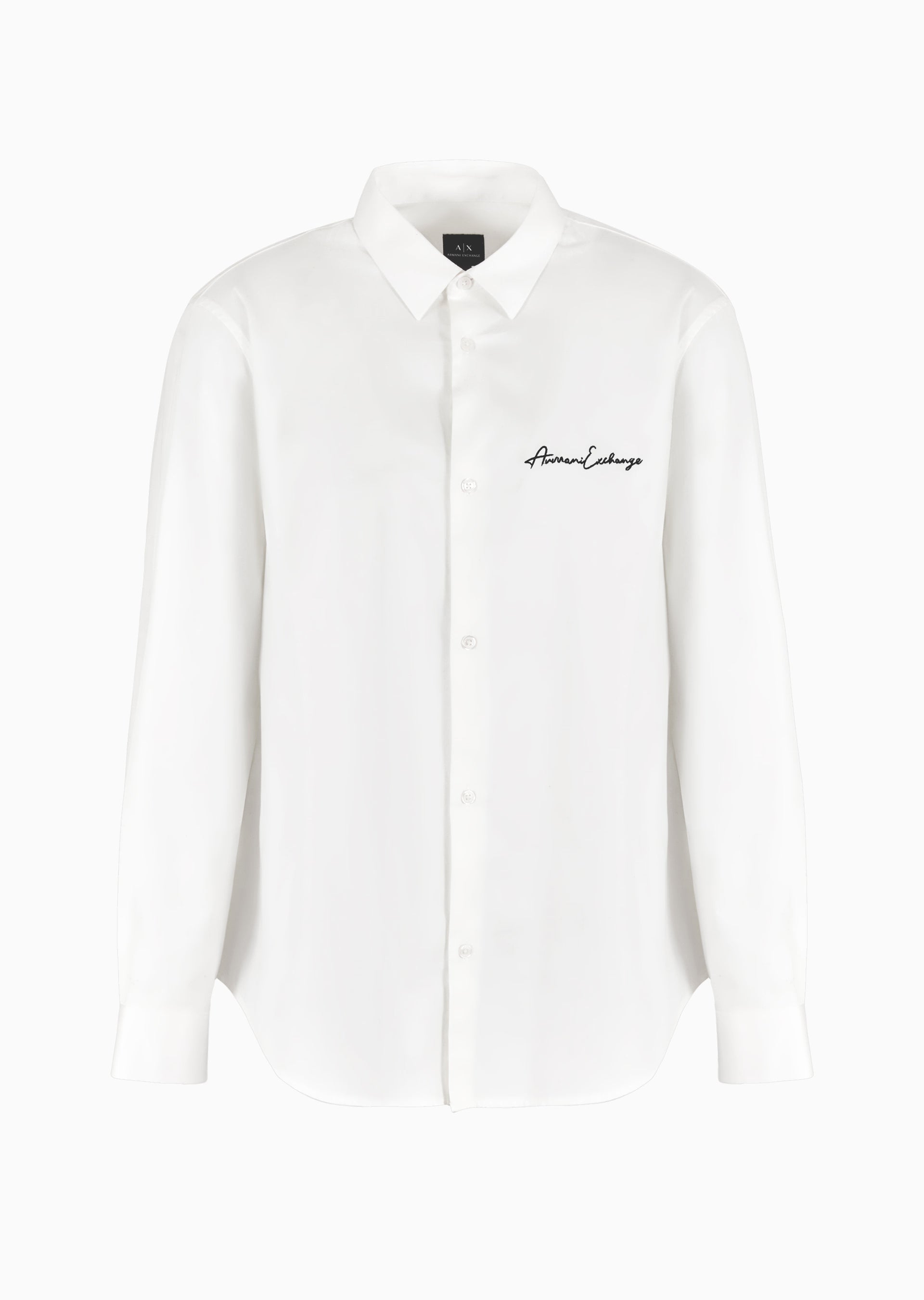 Armani Exchange Signature Classic White Shirt