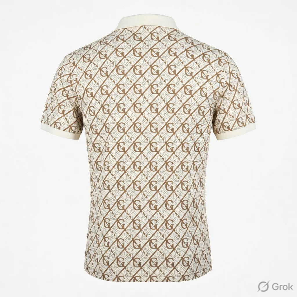 GANT Monogram Patterned Polo Shirt