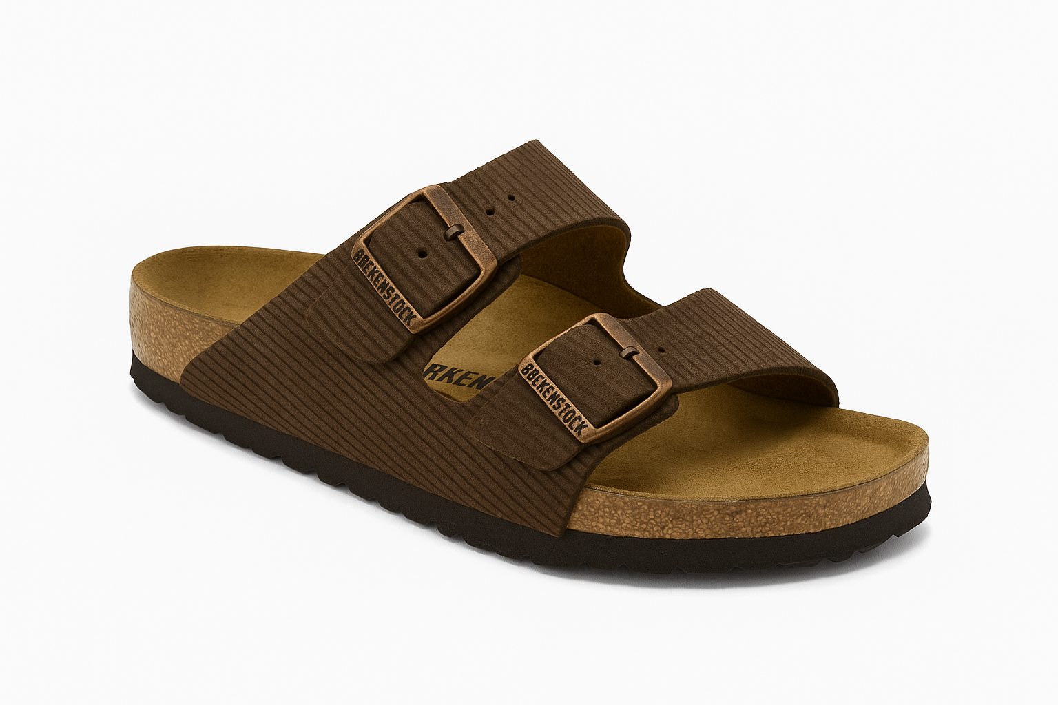BIRKENSTOCK Earthy Chestnut Luxe Comfort Soft Footbed Sandals