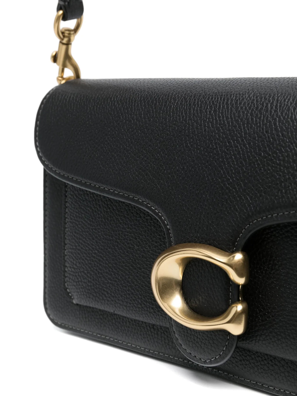 COACH Enchanted Charcoal Luxe Pebbled Leather Crossbody Bag