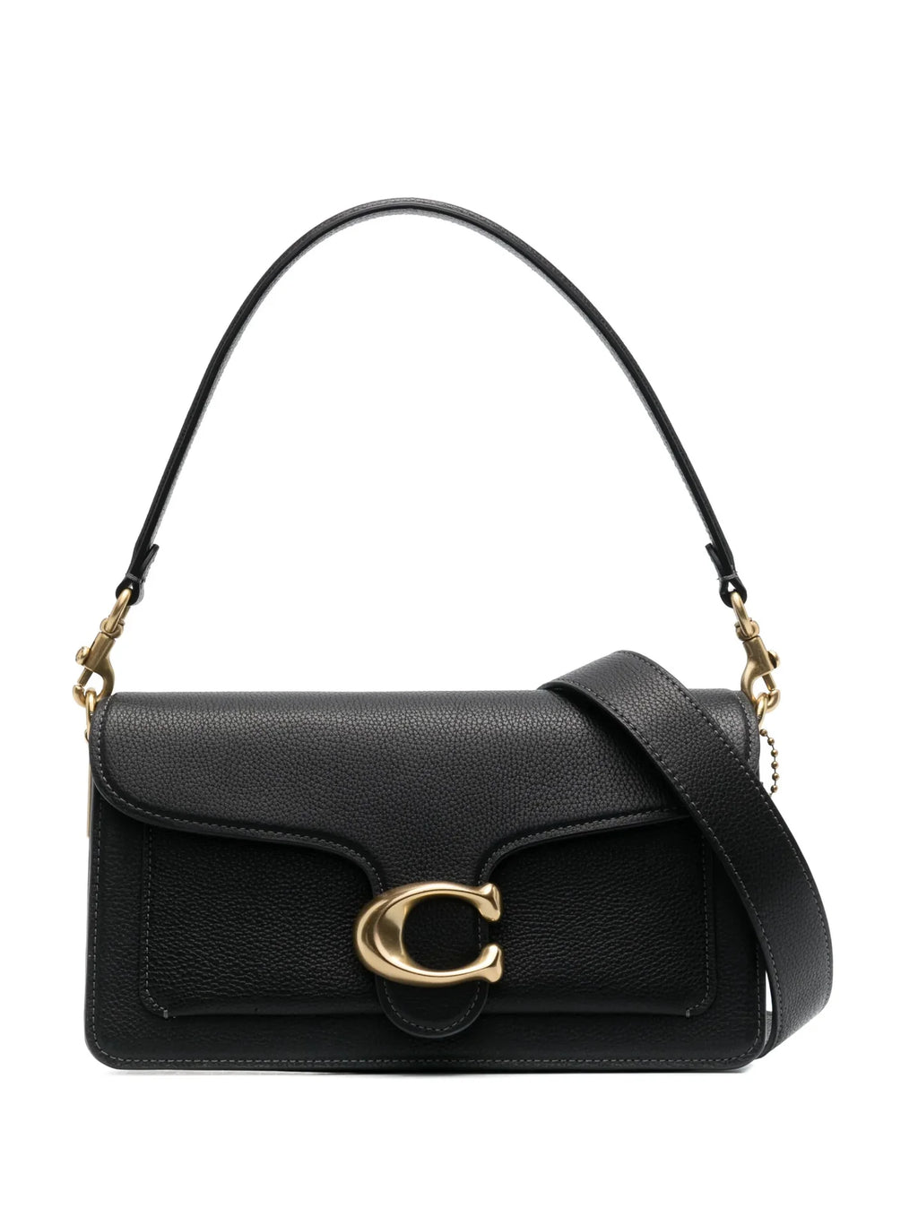 COACH Enchanted Charcoal Luxe Pebbled Leather Crossbody Bag