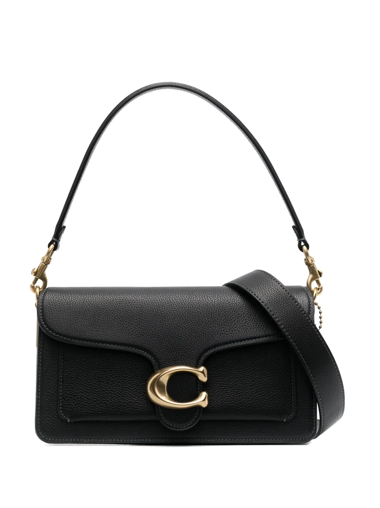 COACH Enchanted Charcoal Luxe Pebbled Leather Crossbody Bag