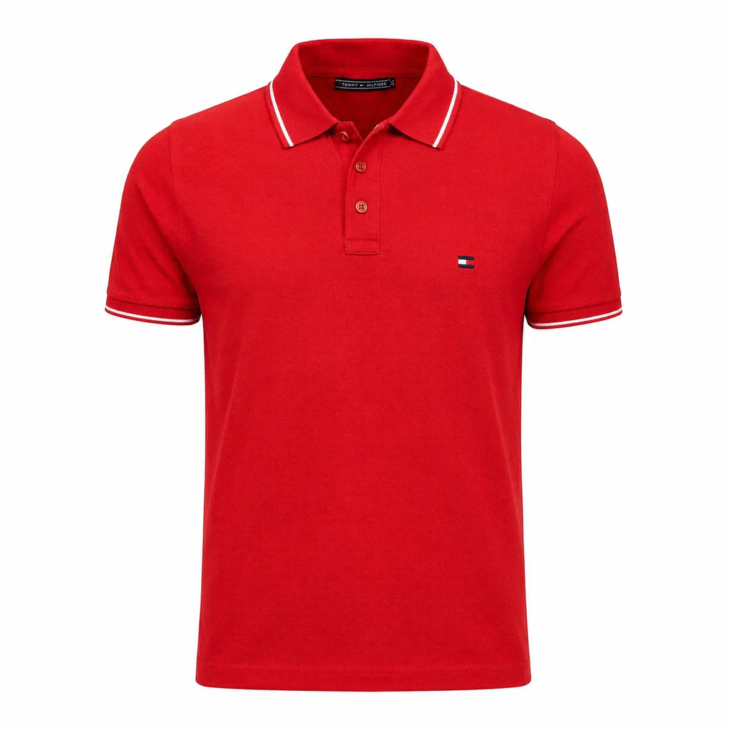 Tommy Hilfiger Classic Fit Contrast Trim Polo Shirt