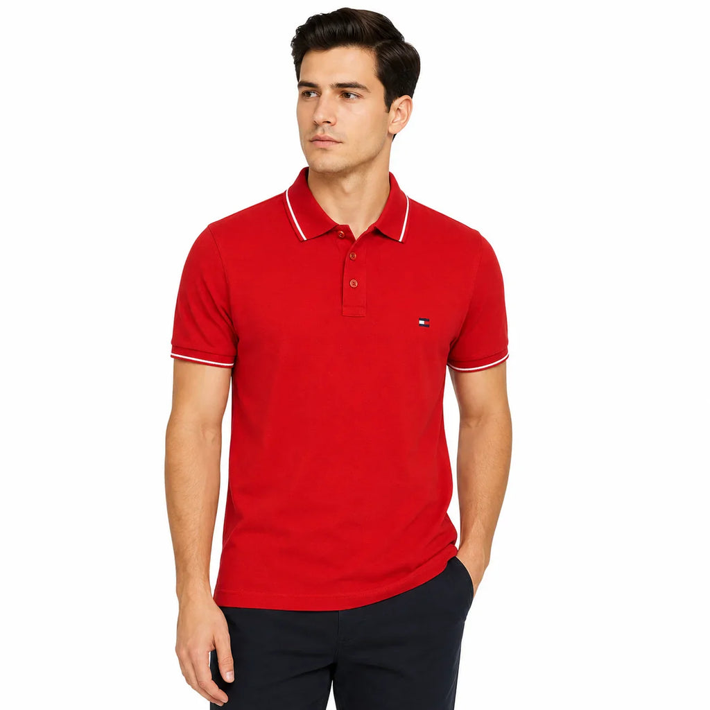 Tommy Hilfiger Classic Fit Contrast Trim Polo Shirt