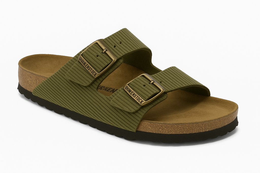 BIRKENSTOCK Enchanted Fern Classic Fit Double Buckle Slide Sandals
