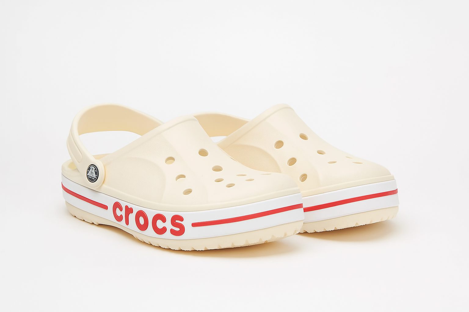 CROCS Sunbeam Vanilla Whimsical Coral Classic Clog