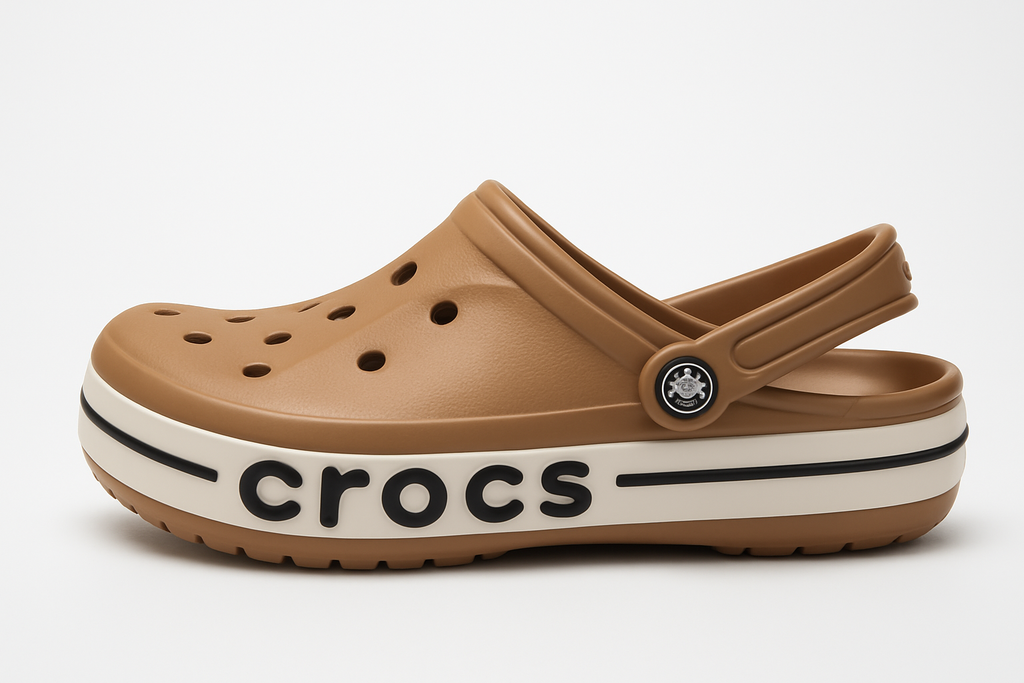 CROCS Harvest Maple Effortless Fit Classic Clog with Cream Highlights