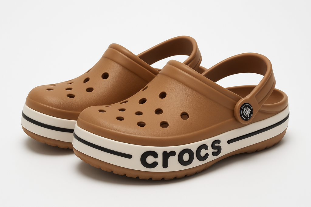 CROCS Harvest Maple Effortless Fit Classic Clog with Cream Highlights