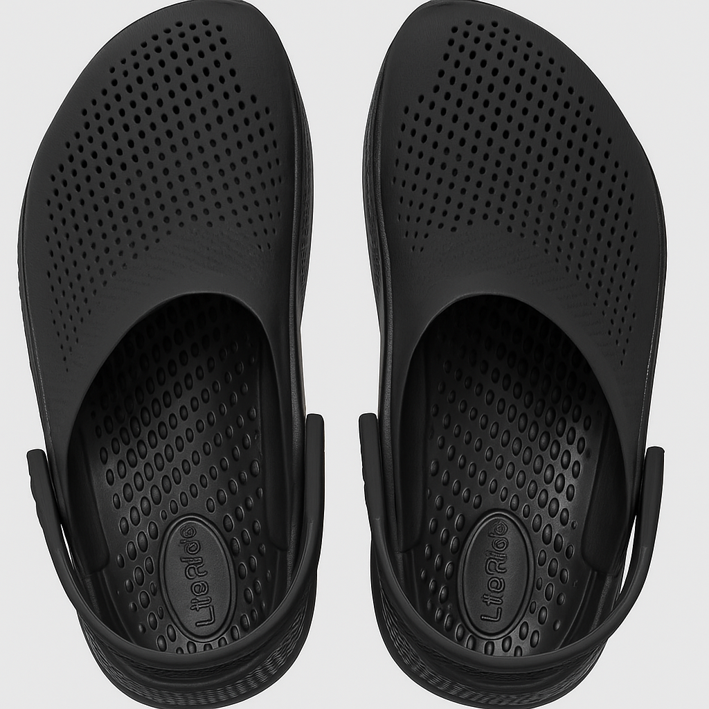 CROCS Starlit Onyx Ultra-Sleek Slim Fit Perforated Clogs