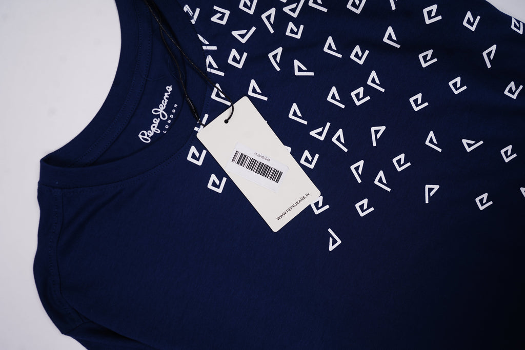 PEPE JEANS Celestial Sapphire Relaxed Fit Short Sleeve Graphic T-Shirt