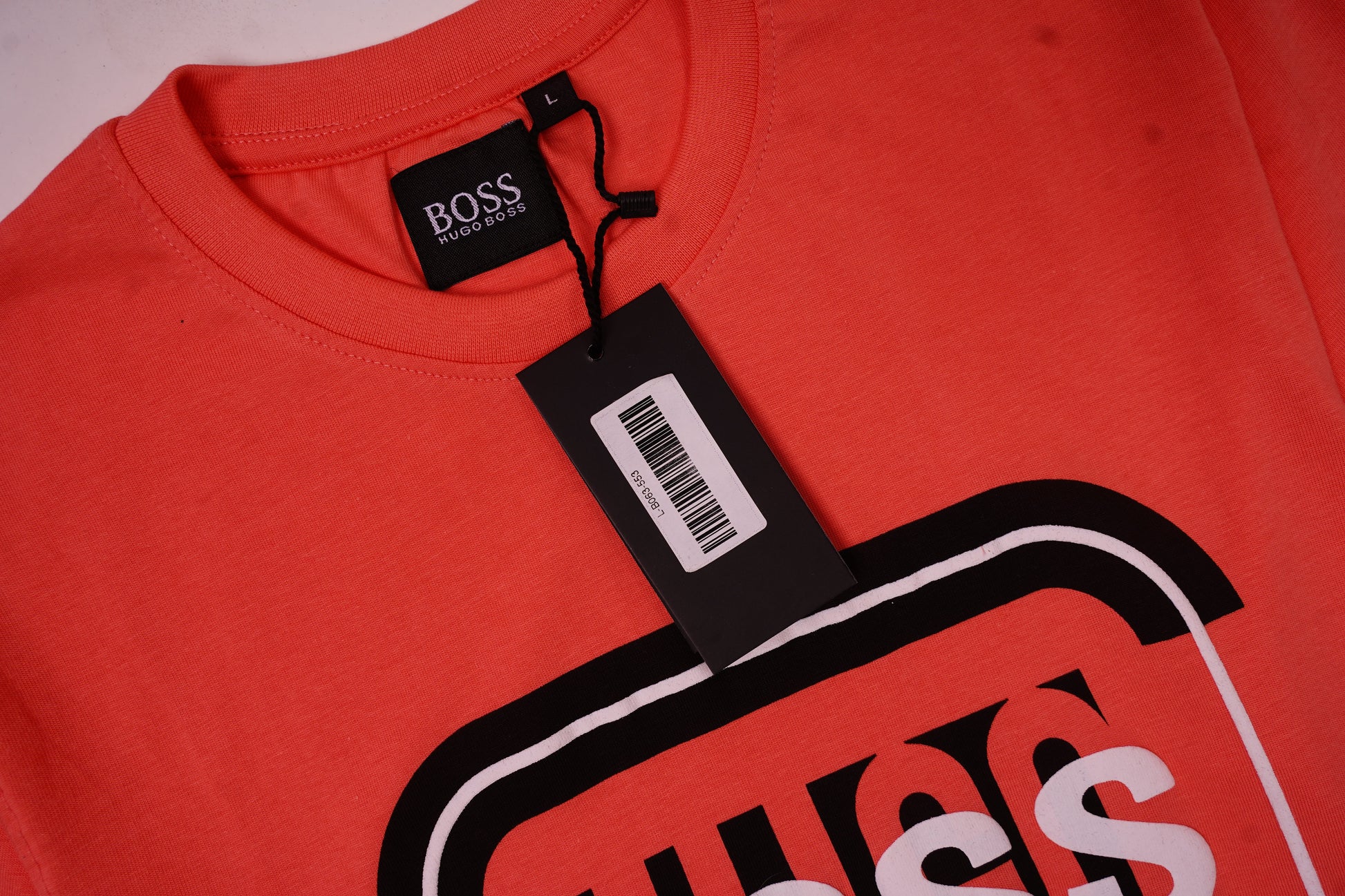 BOSS Radiant Ember Tailored Fit Short Sleeve Graphic Tee