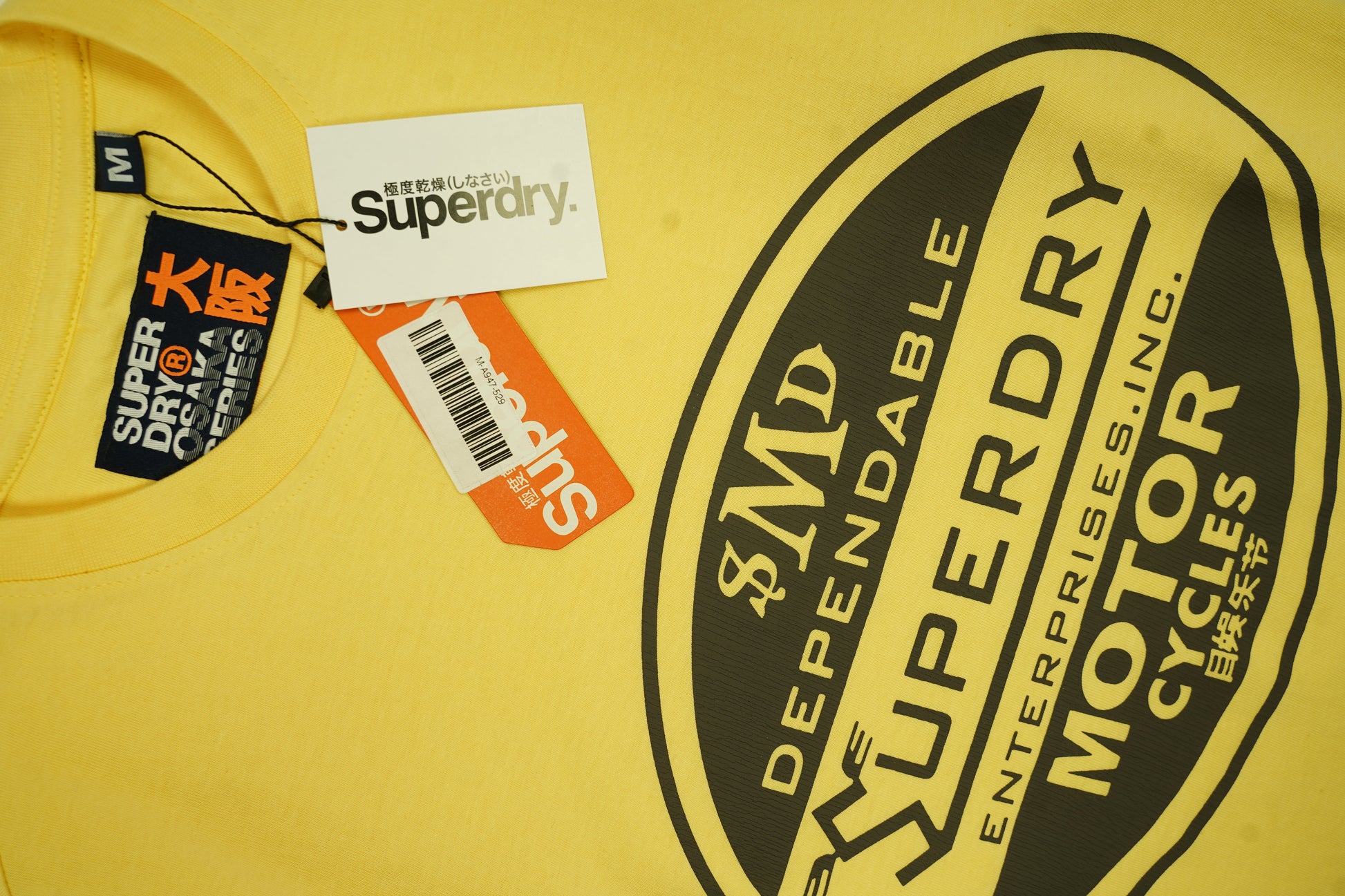 SUPERDRY Luminous Mango Tailored Short Sleeve Graphic T-Shirt