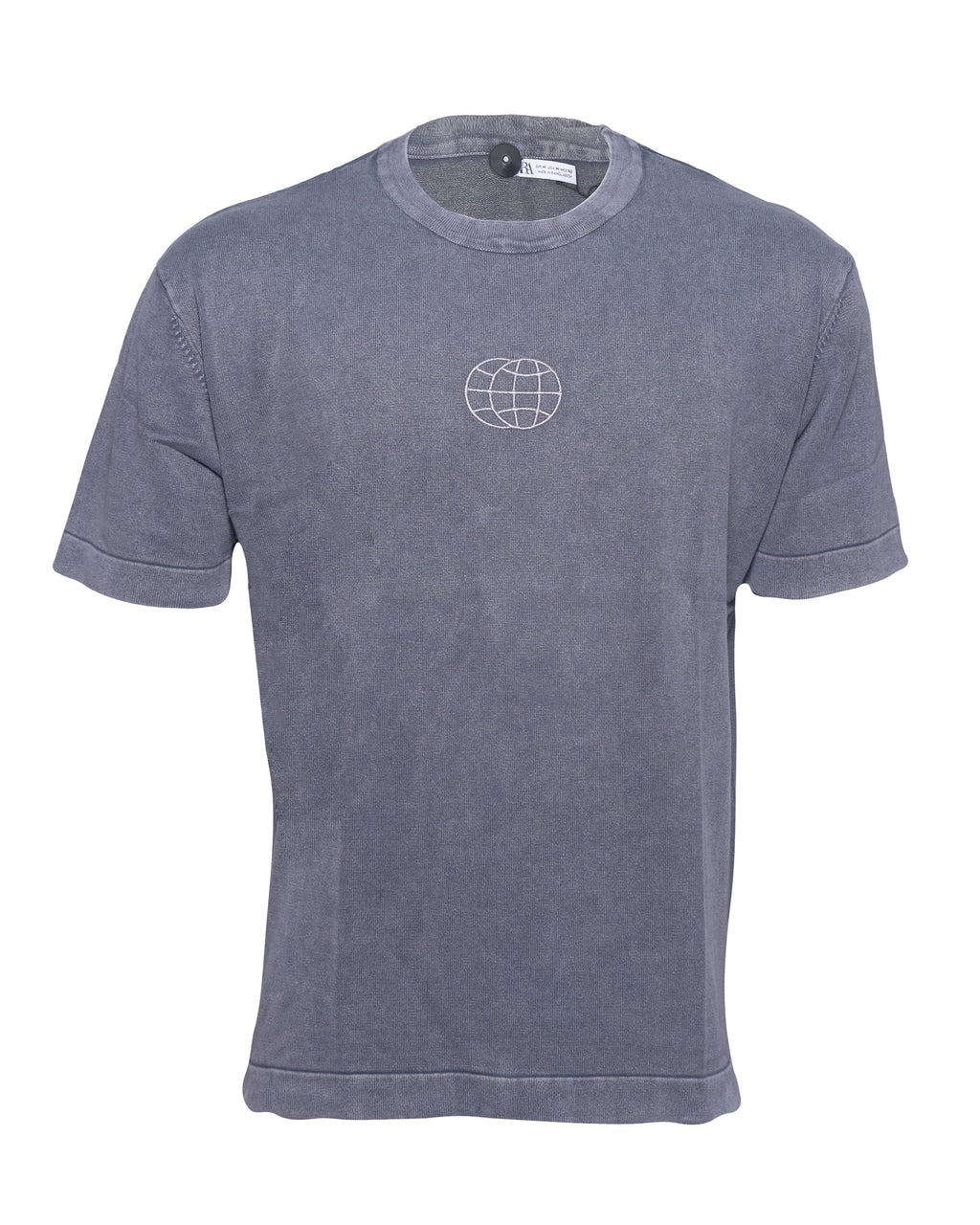 ZARA Stormy Slate Vintage Wash Short Sleeve Tee