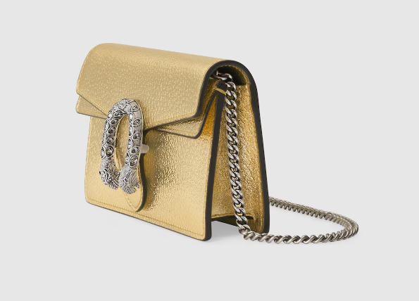 GUCCI Luminous Amber Luxe Leather Wallet