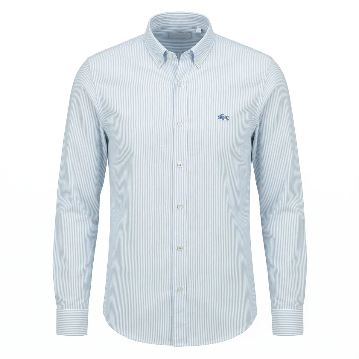 Lacoste Regular Fit Striped Button-Down Oxford Shirt