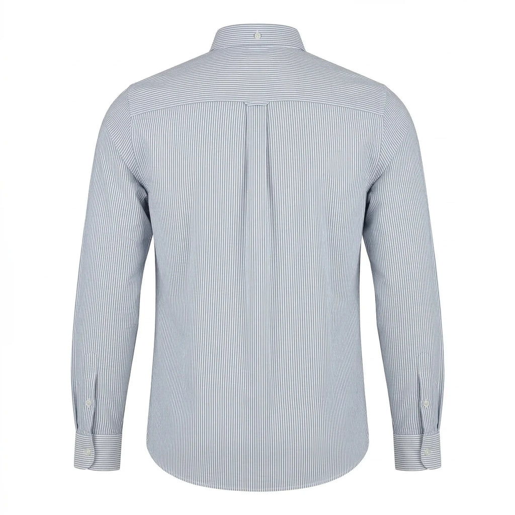 Lacoste Regular Fit Striped Button-Down Oxford Shirt