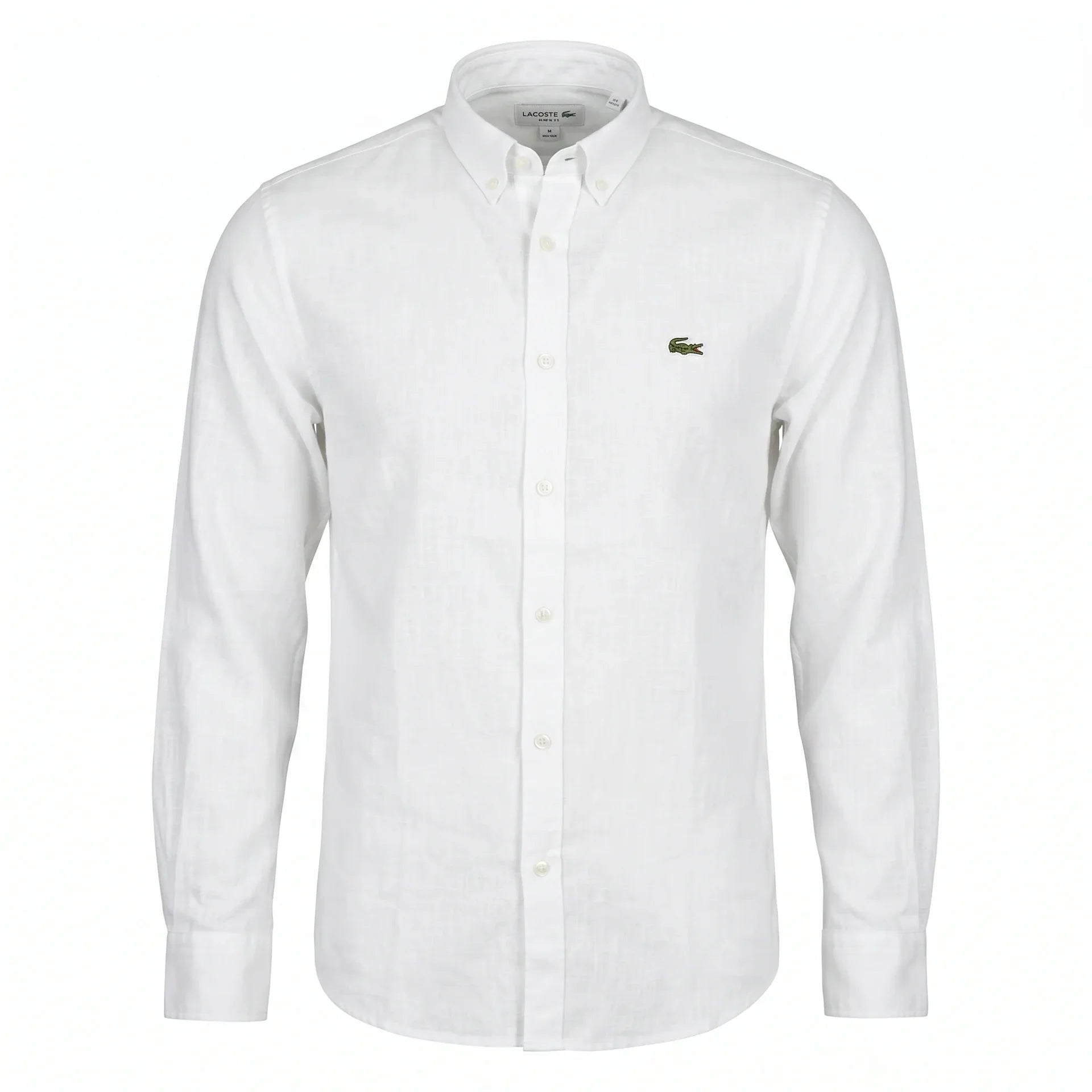 Lacoste Classic Fit Linen Button-Down Shirt