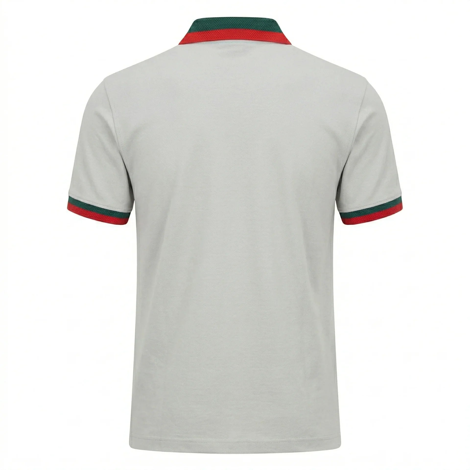 GUCCI Men's Pique Polo Shirt In Grey