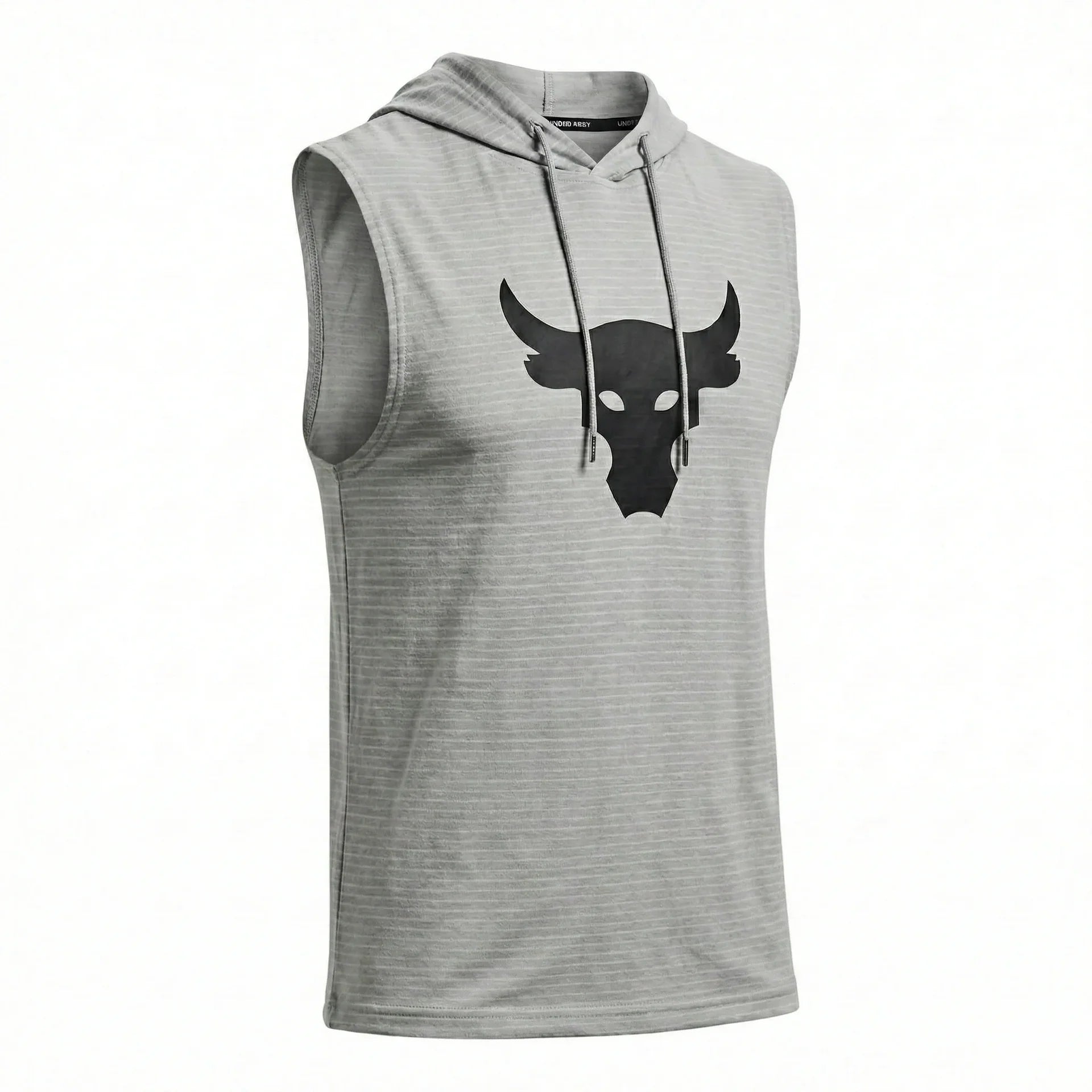UNDER ARMOUR Silver Mist Athletic Fit Sleeveless Hoodie