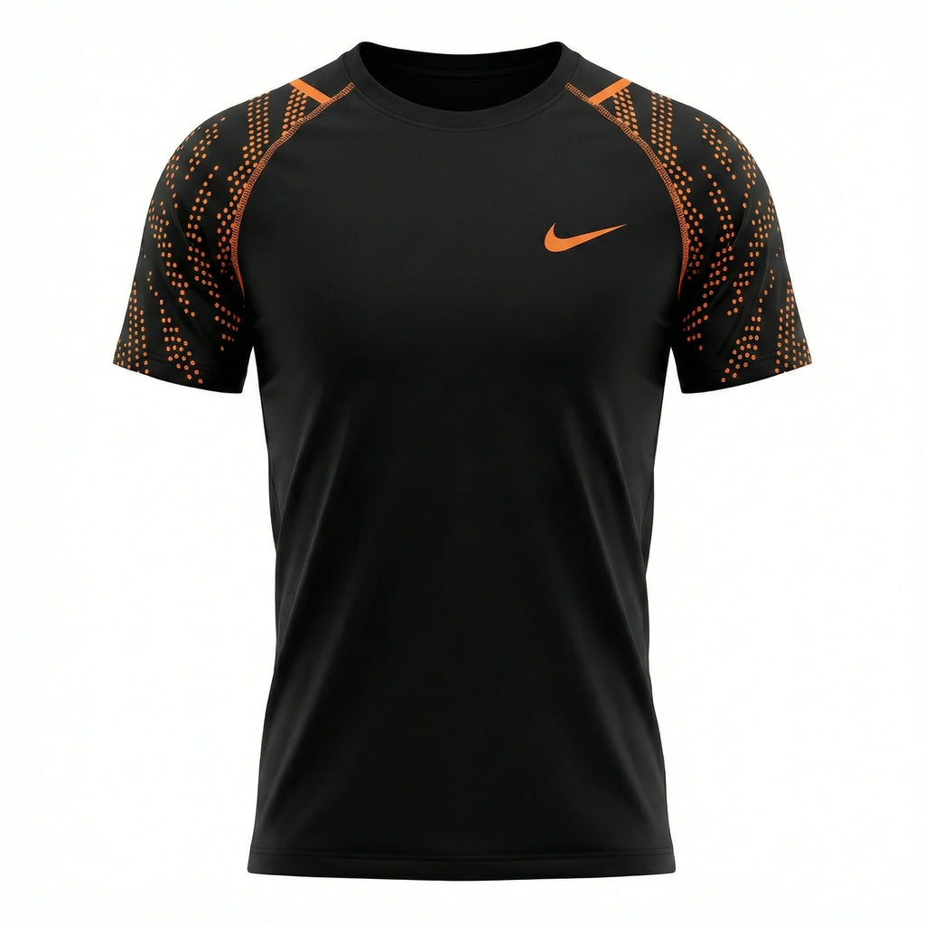 NIKE Radiant Ember Athletic Fit Short Sleeve DRI-FIT Tee