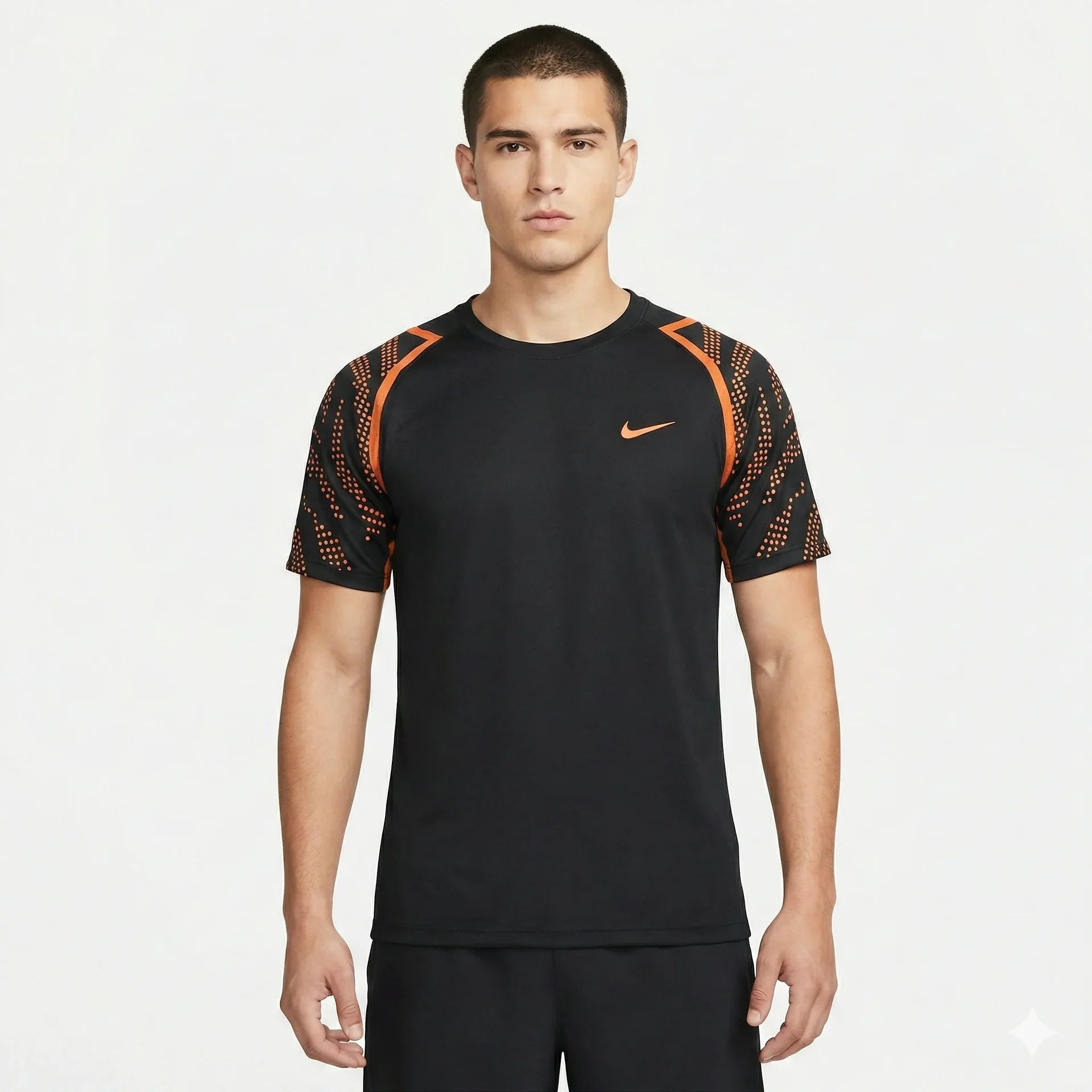 NIKE Radiant Ember Athletic Fit Short Sleeve DRI-FIT Tee