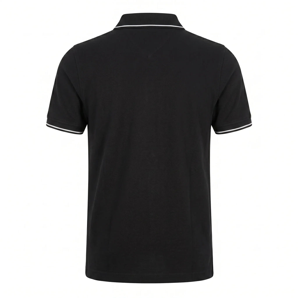 Tommy Hilfiger Classic Fit Pique Polo Shirt with Contrast Trim
