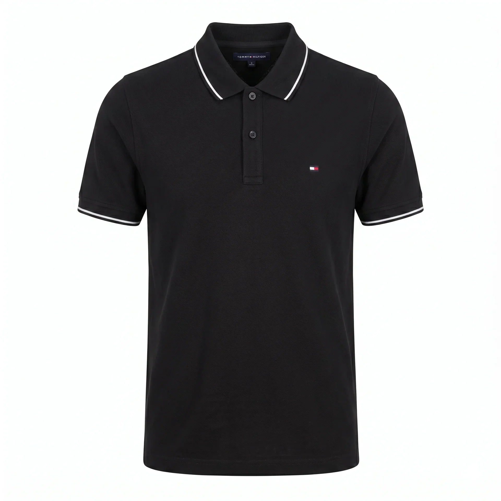 Tommy Hilfiger Classic Fit Pique Polo Shirt with Contrast Trim