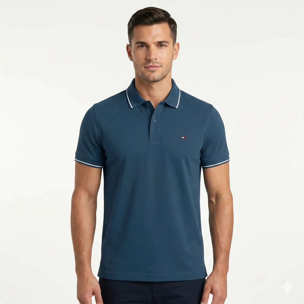 Tommy Hilfiger Classic Fit Polo Shirt in Navy