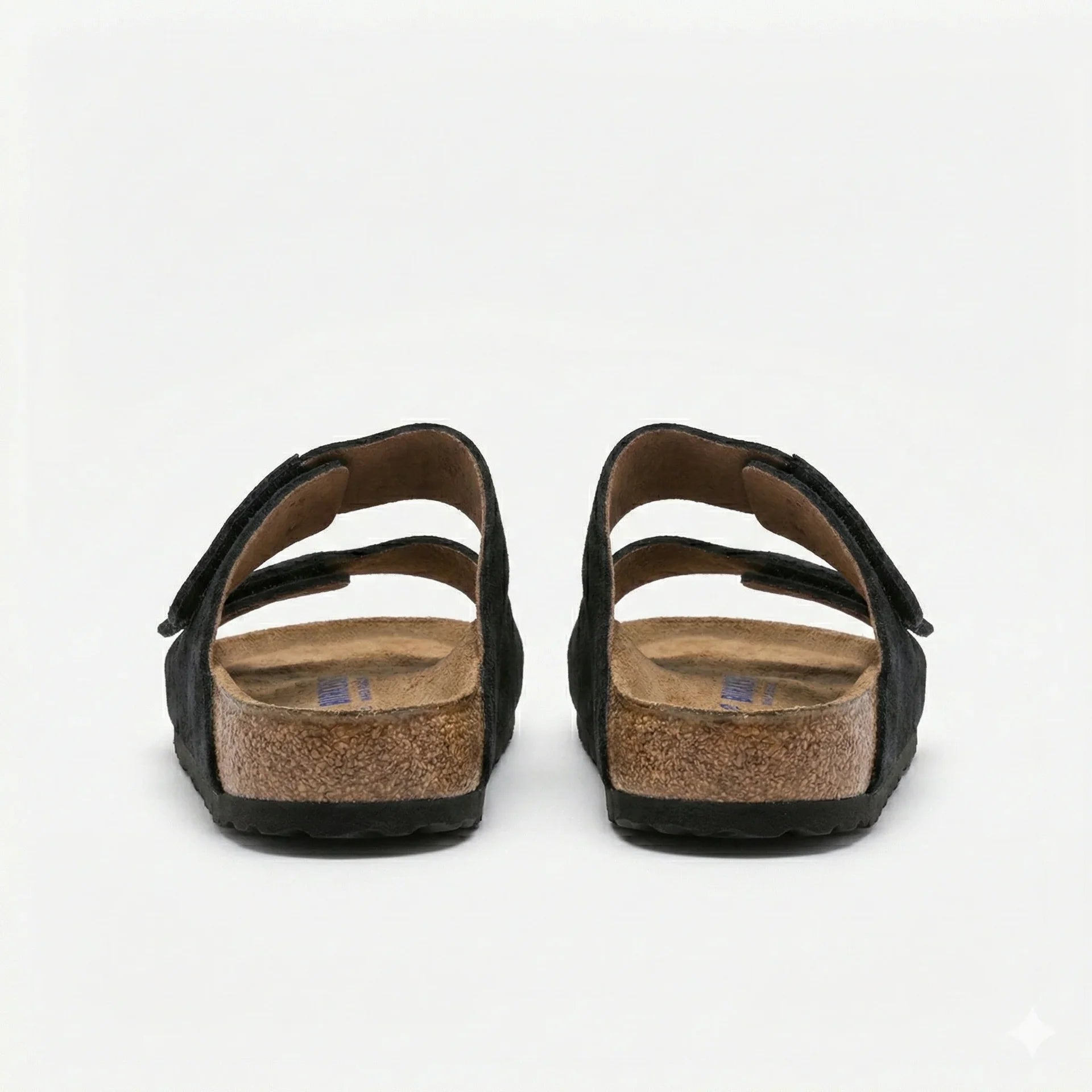 BIRKENSTOCK Obsidian Velvet Classic Suede Arizona Sandals