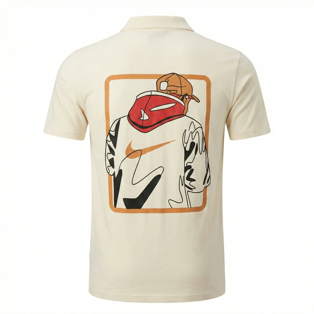 NIKE Whisper Ivory Classic Fit Polo Shirt
