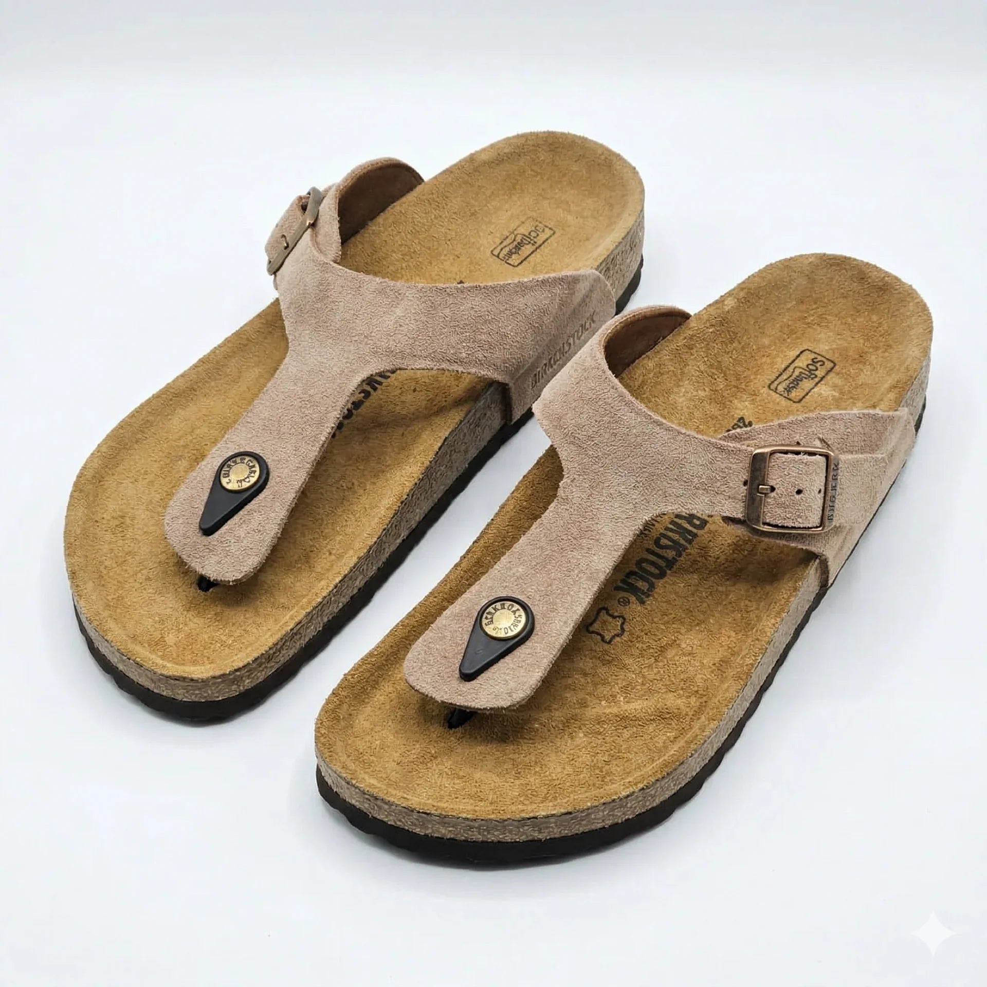 Birkenstock Arizona Suede Footbed Sandals