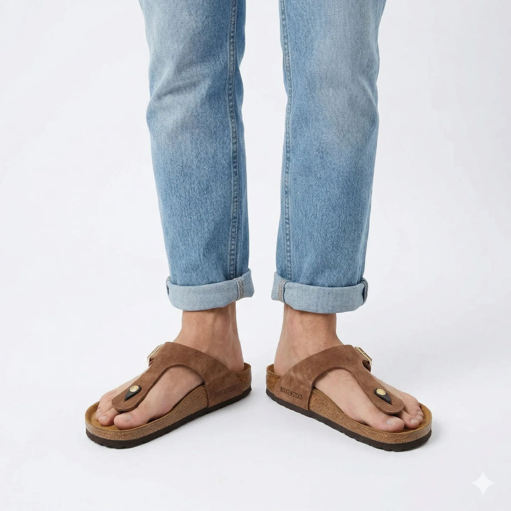 Birkenstock Arizona Suede Footbed Sandals