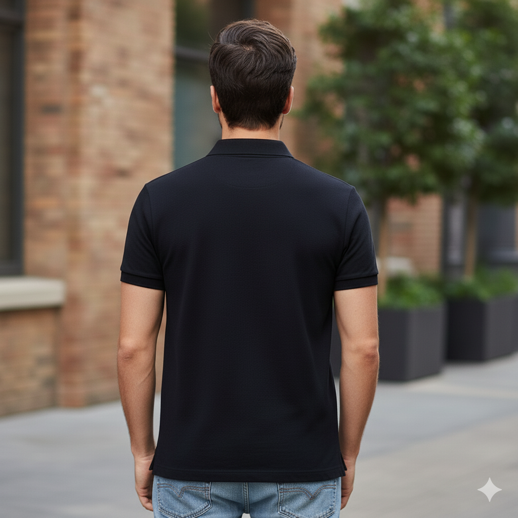 POLO RALPH LAUREN Midnight Sapphire Tailored Fit Embroidered Polo Shirt