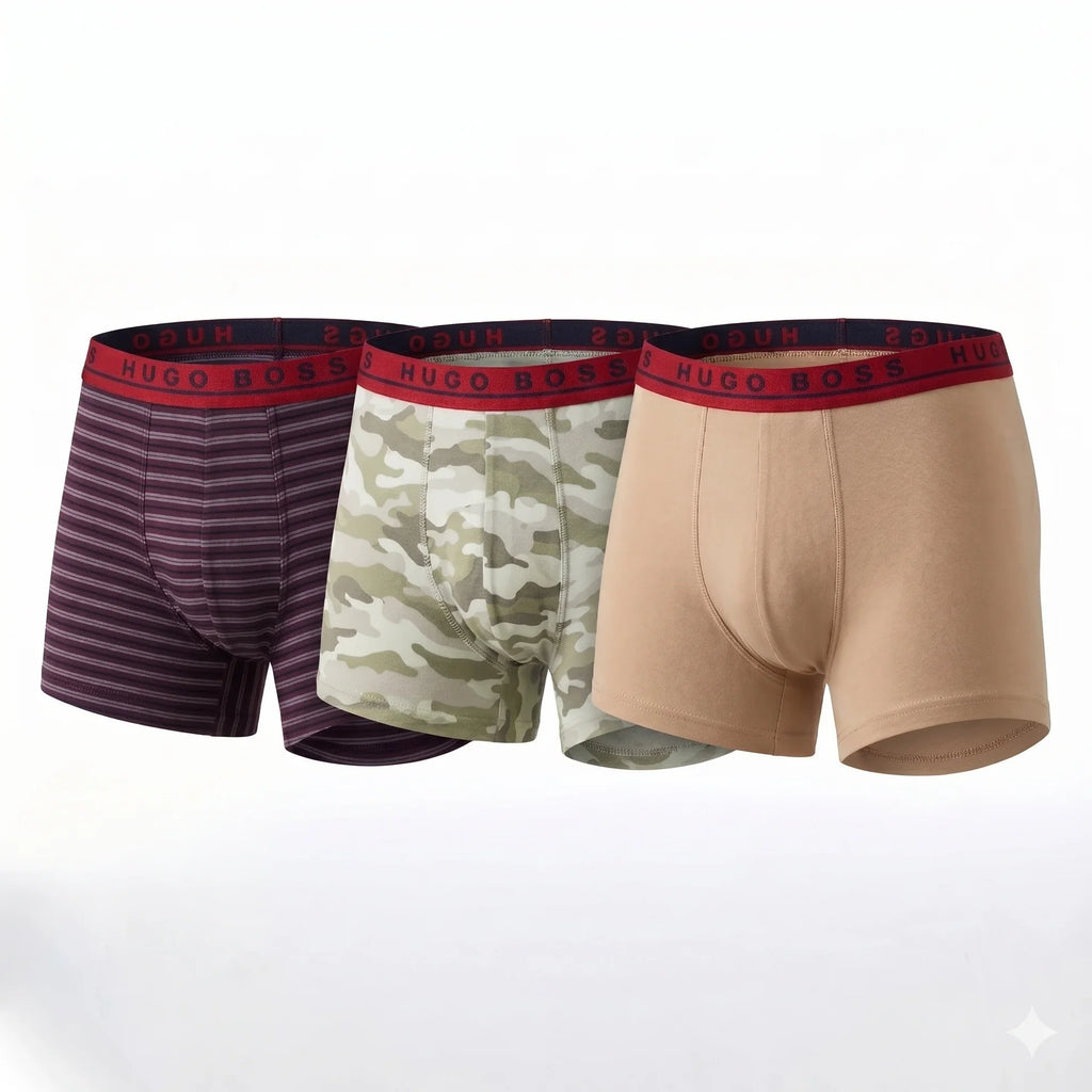HUGO BOSS Set of 3 Cotton Stretch Briefs
