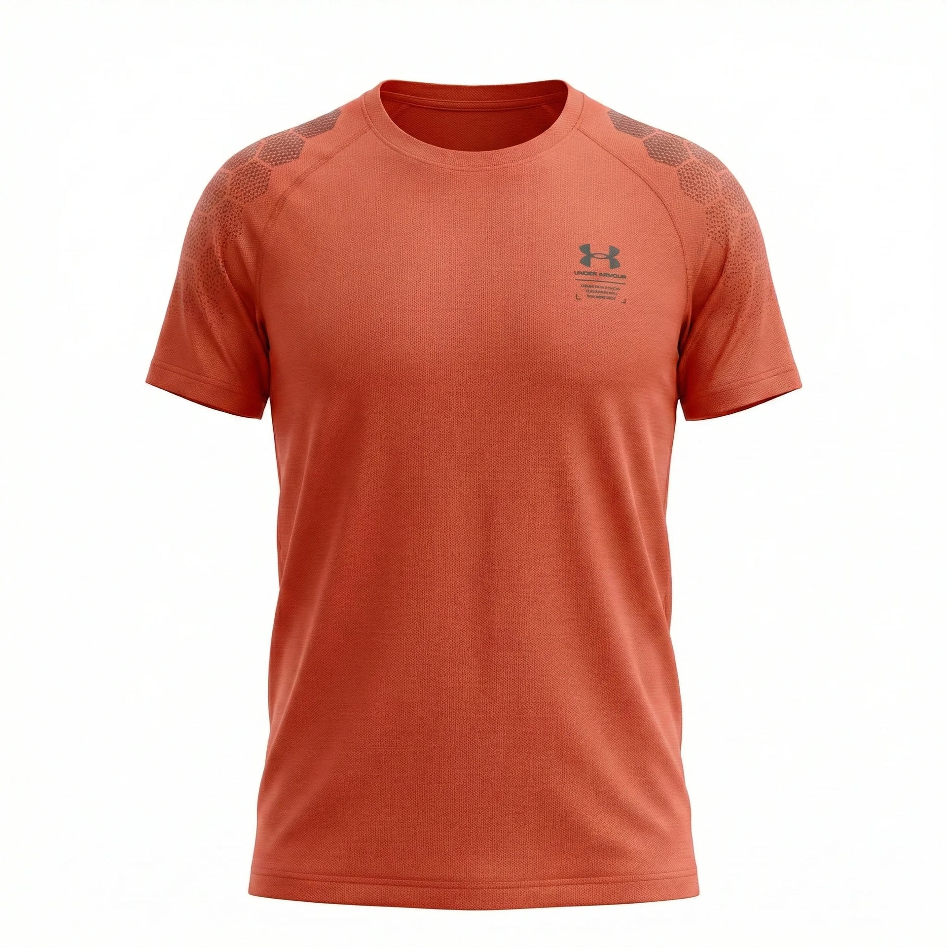 UNDER ARMOUR Radiant Terracotta Athletic Fit Short Sleeve DRI FIT T-Shirt