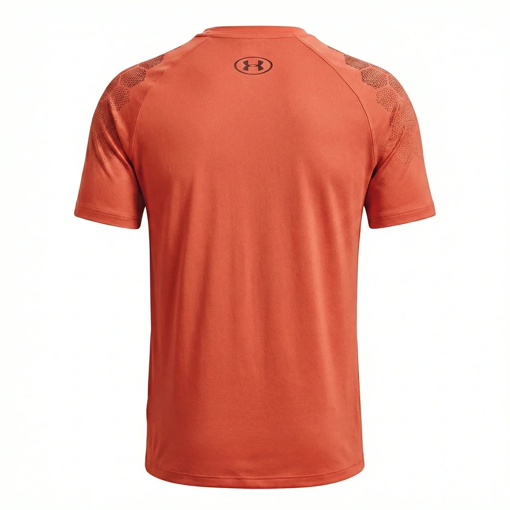 UNDER ARMOUR Radiant Terracotta Athletic Fit Short Sleeve DRI FIT T-Shirt