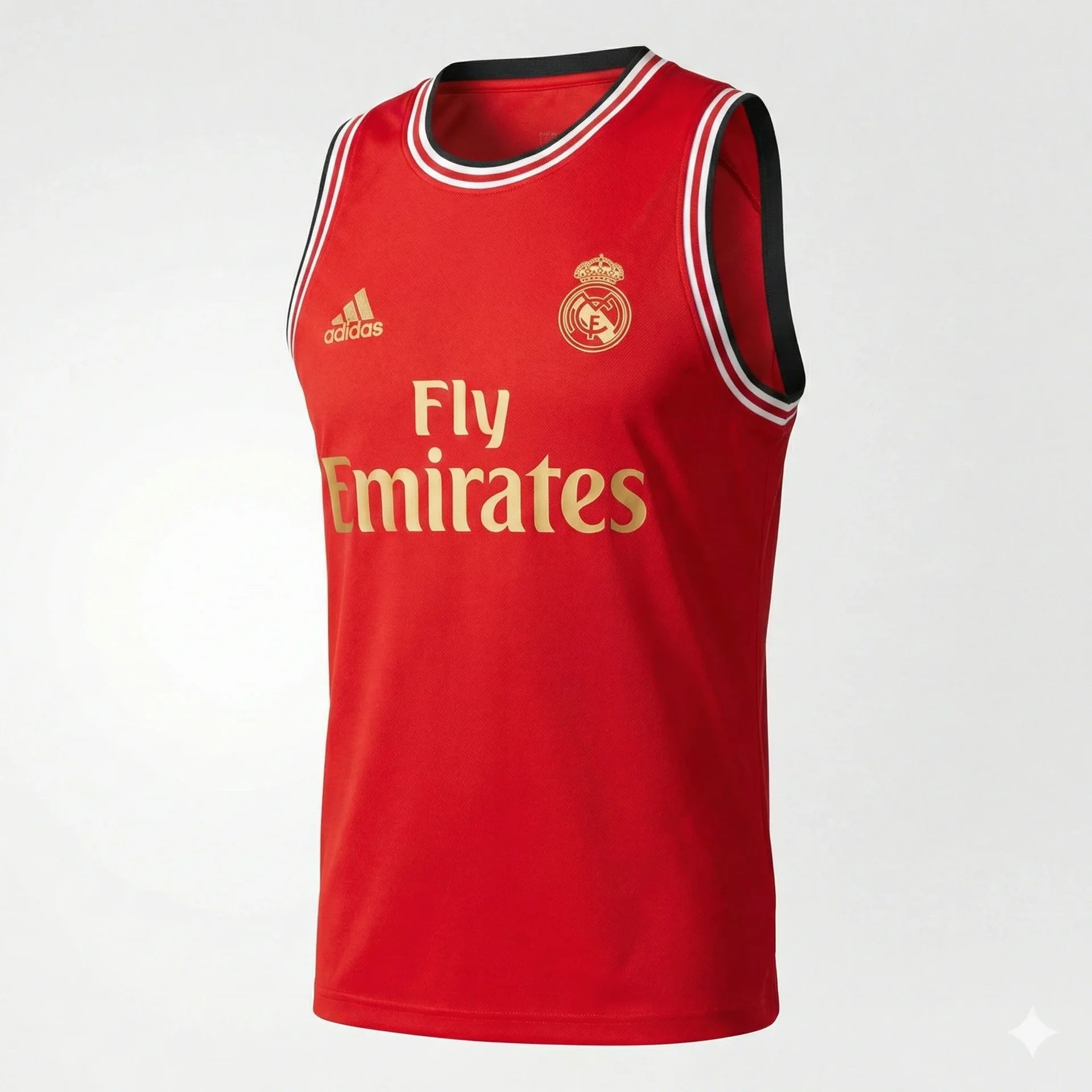 ADIDAS Ember Glow Athletic Fit Sleeveless Basketball Jersey