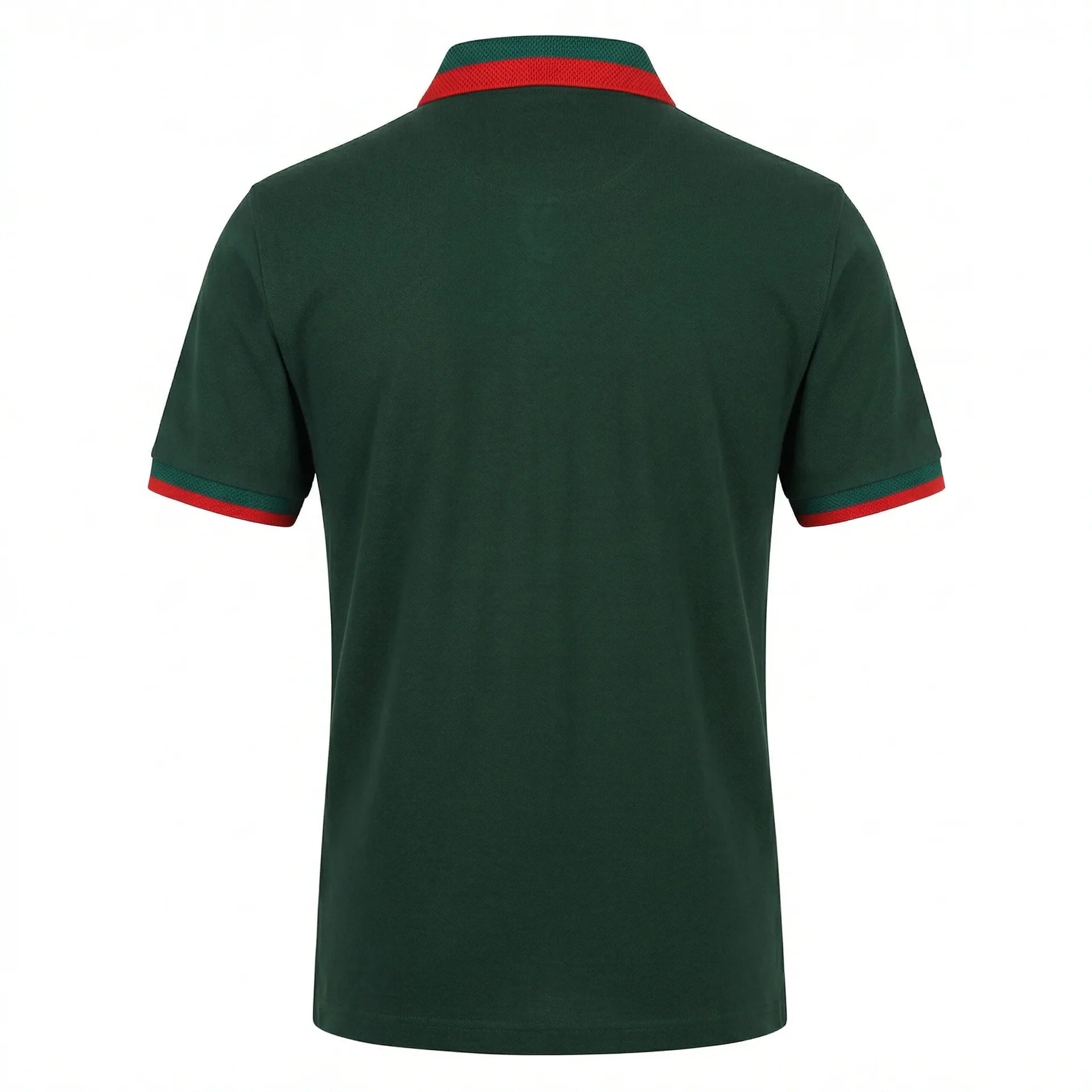 GUCCI Men's Pique Polo Shirt In Green