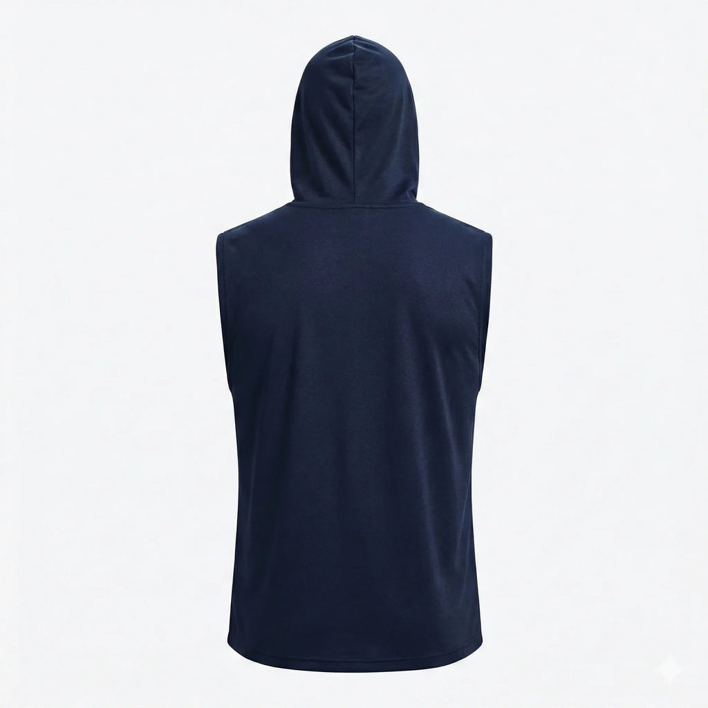 UNDER ARMOUR Deep Sea Sapphire Athletic Fit Sleeveless Hoodie