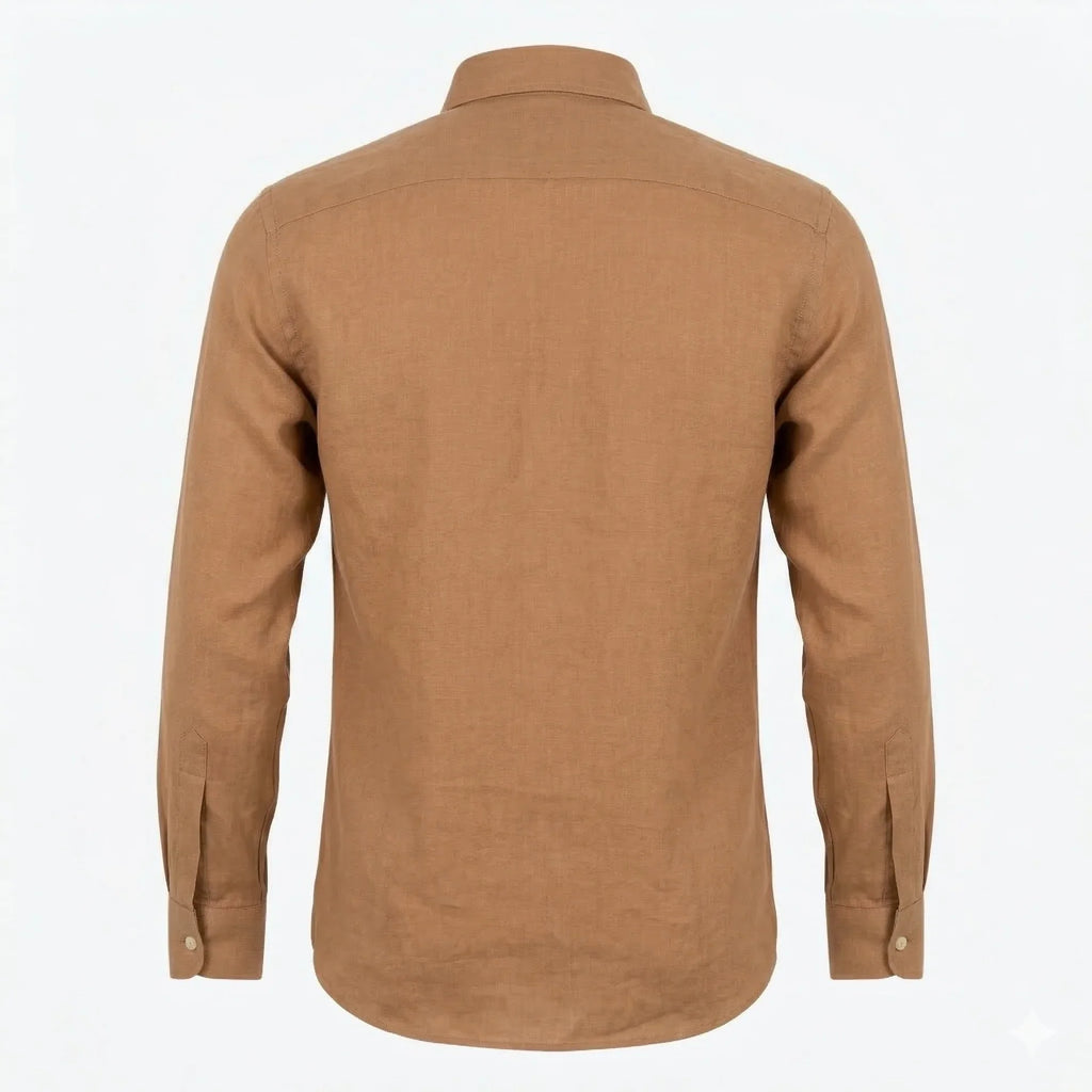 POLO RALPH LAUREN Custom Fit Full Sleeve Linen Shirt