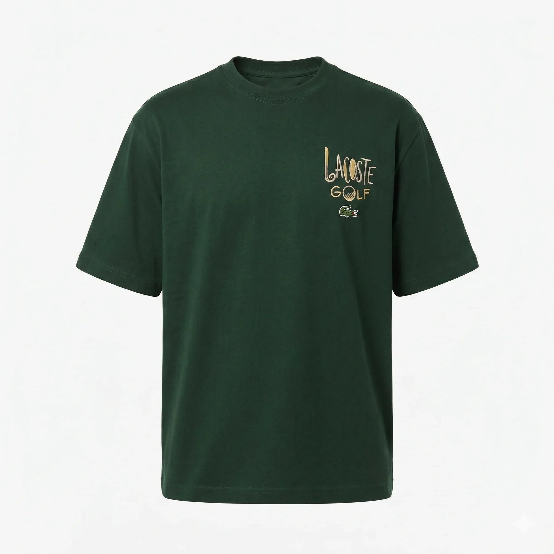 LACOSTE Forest Fern Oversized Fit Short Sleeve T-Shirt