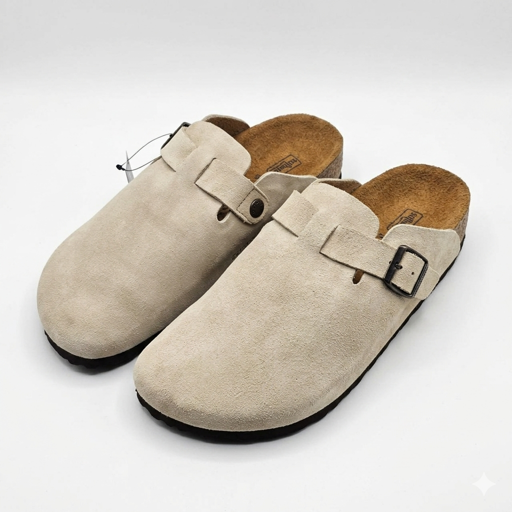BIRKENSTOCK Arizona Suede Clogs