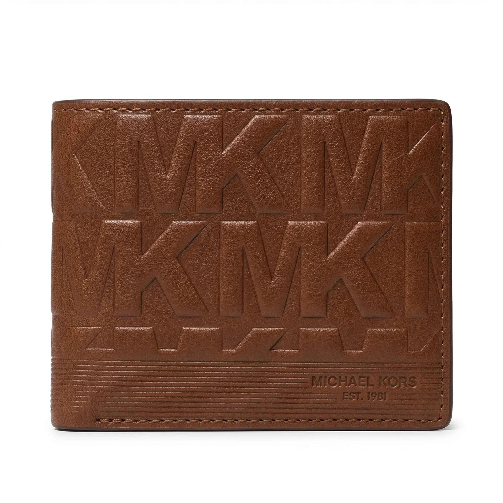 MICHAEL KORS MK Monogram Embossed Leather Wallet