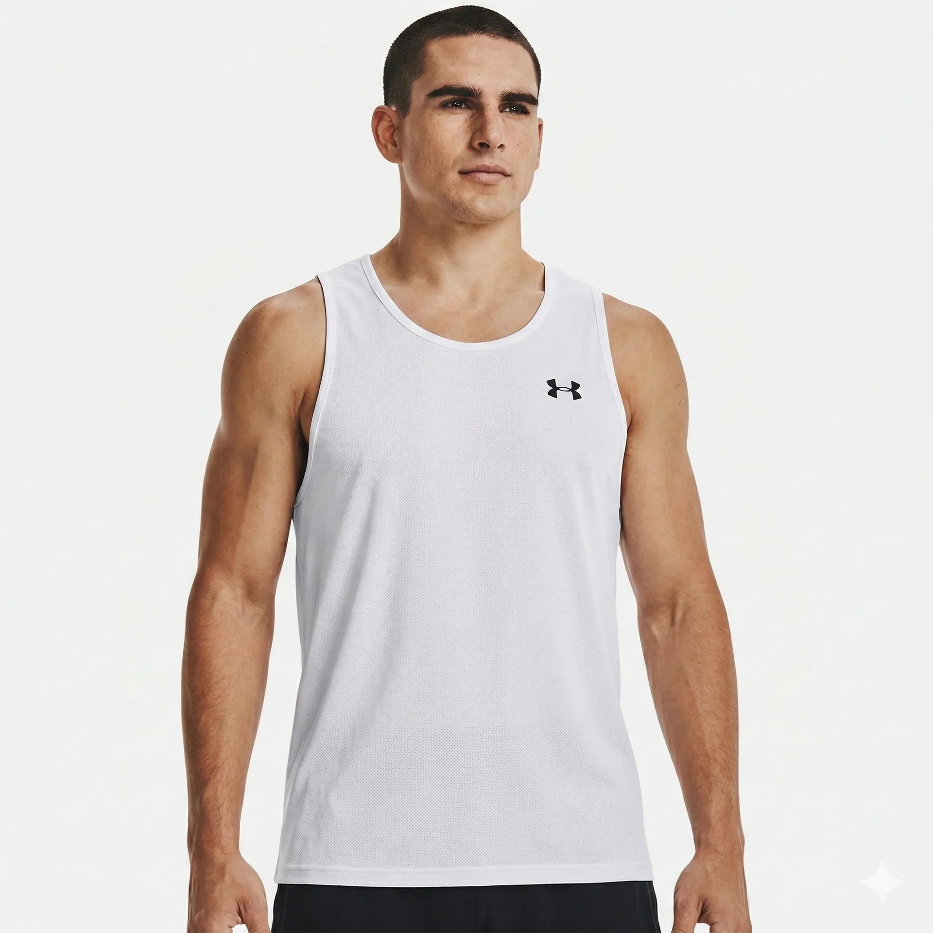 UNDER ARMOUR Ethereal Frost Athletic Fit Sleeveless Performance Tank Top