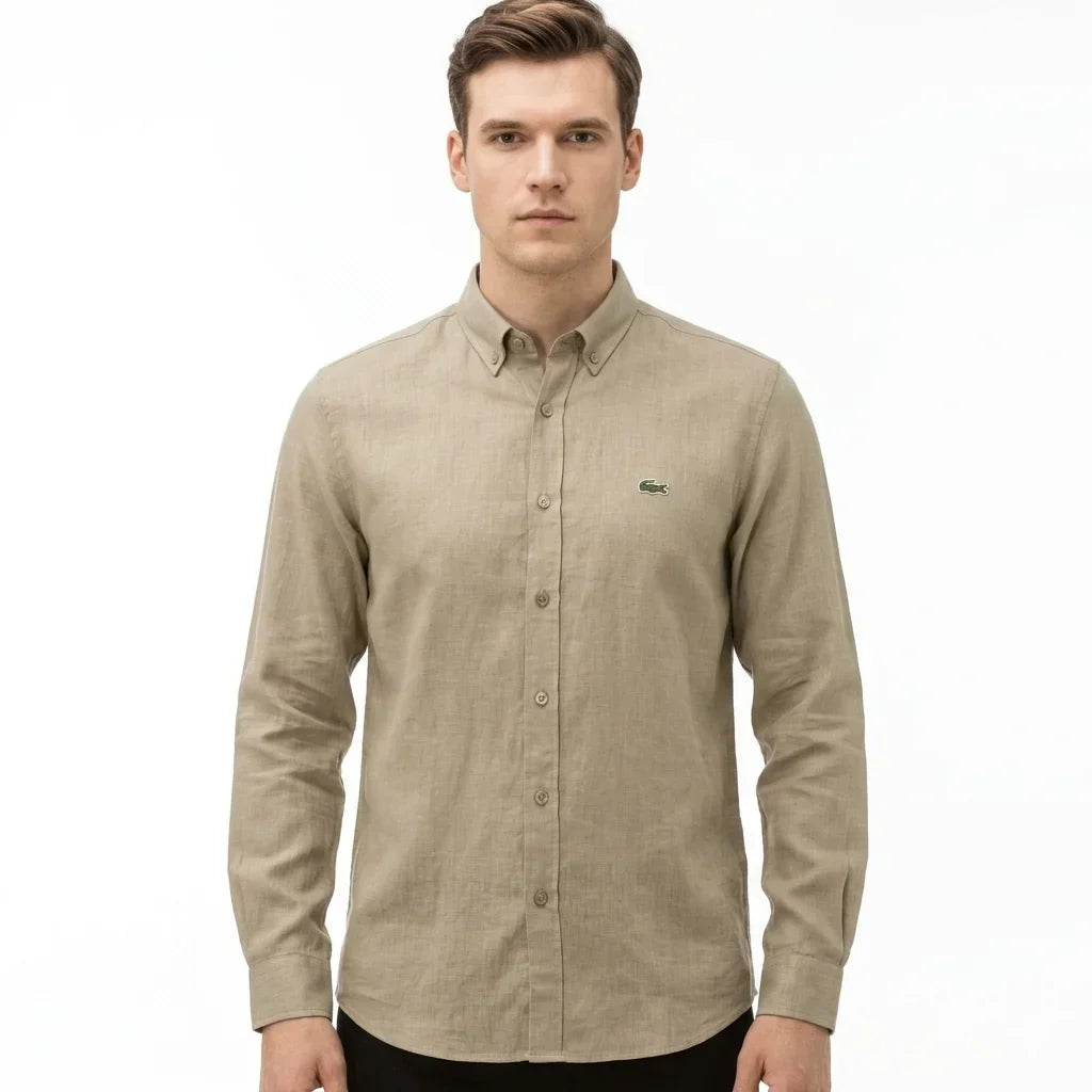 Lacoste Classic Fit Linen Shirt