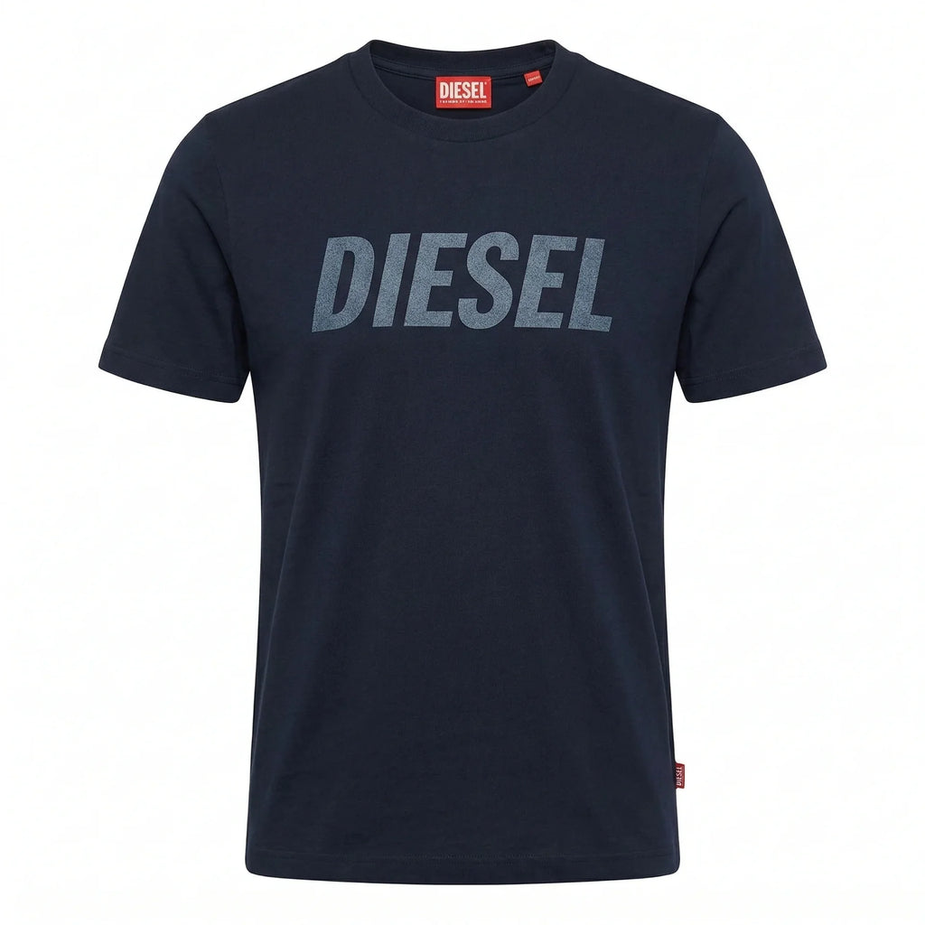 DIESEL Oceanic Sapphire Casual Fit Short Sleeve T-Shirt