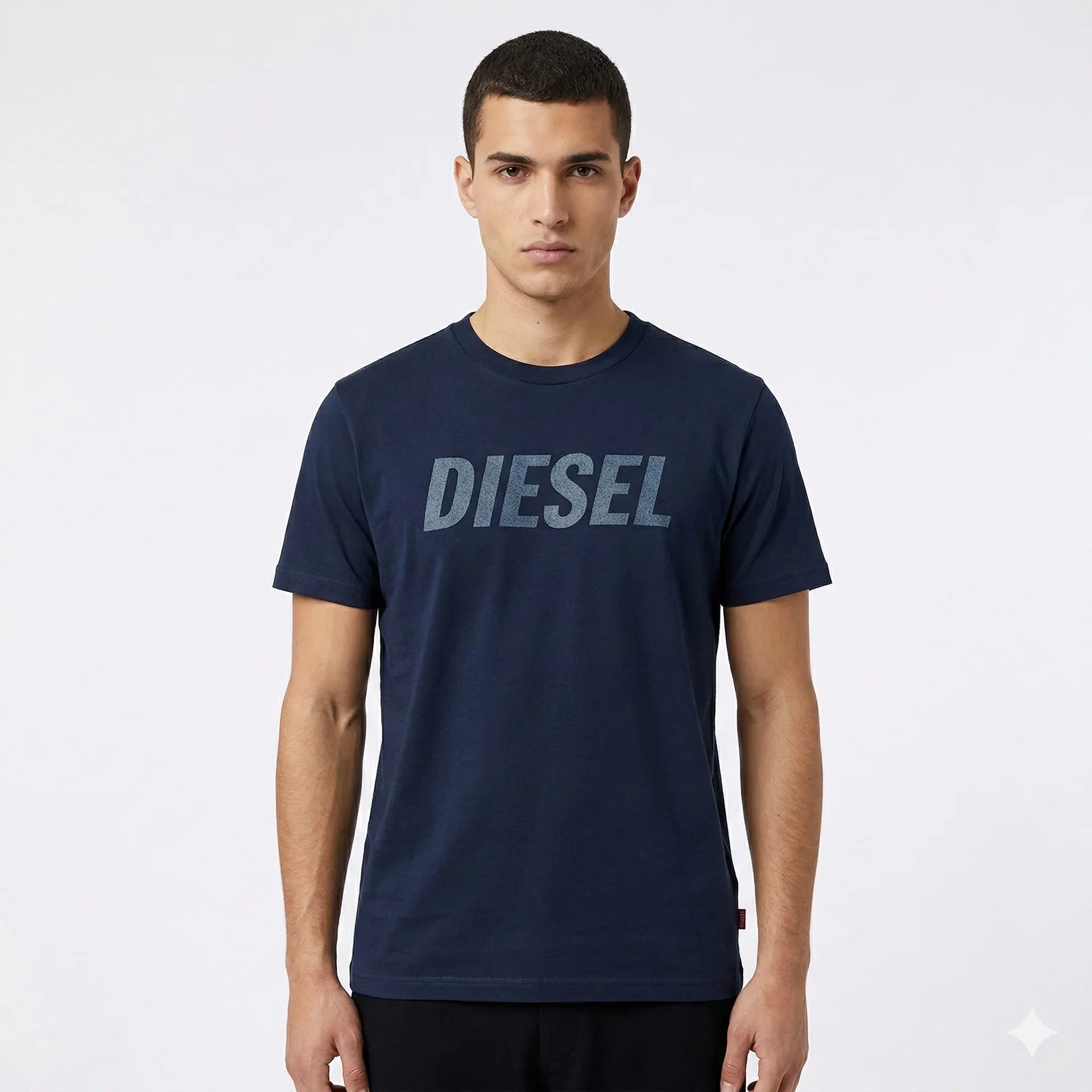 DIESEL Oceanic Sapphire Casual Fit Short Sleeve T-Shirt