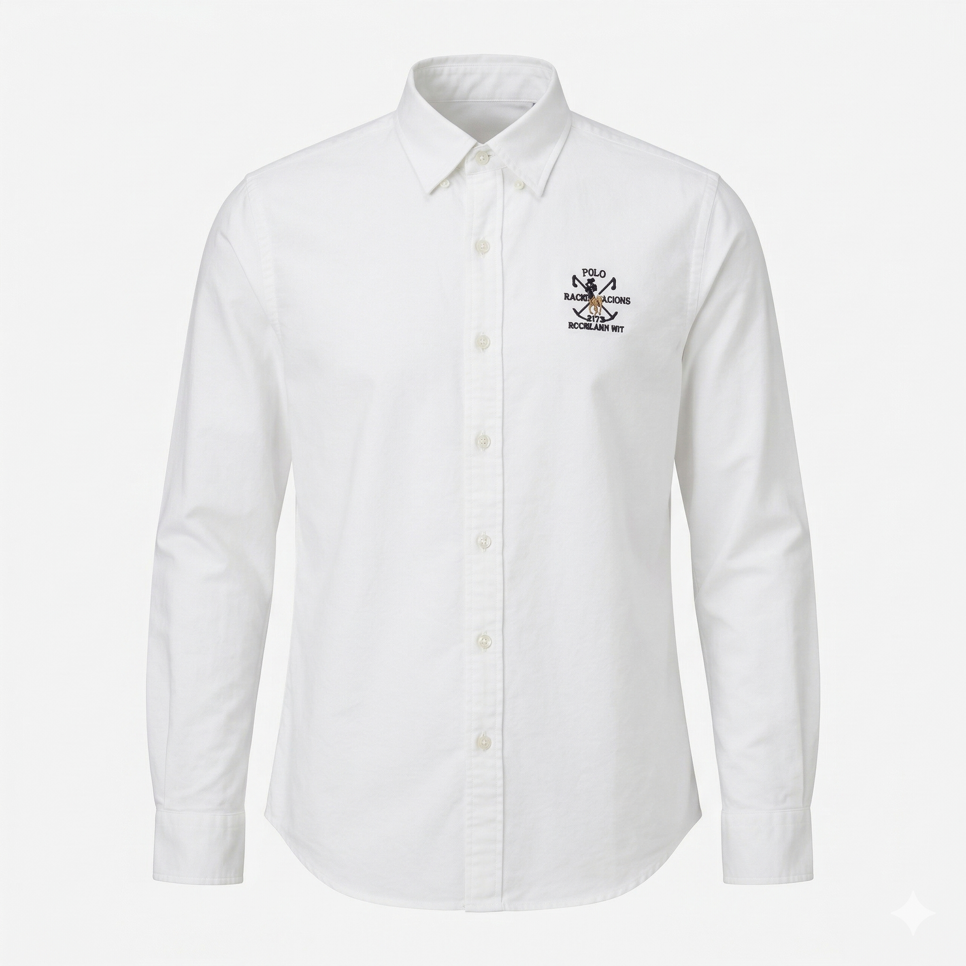 POLO RALPH LAUREN Celestial Pearl Tailored Fit Long Sleeve Shirt